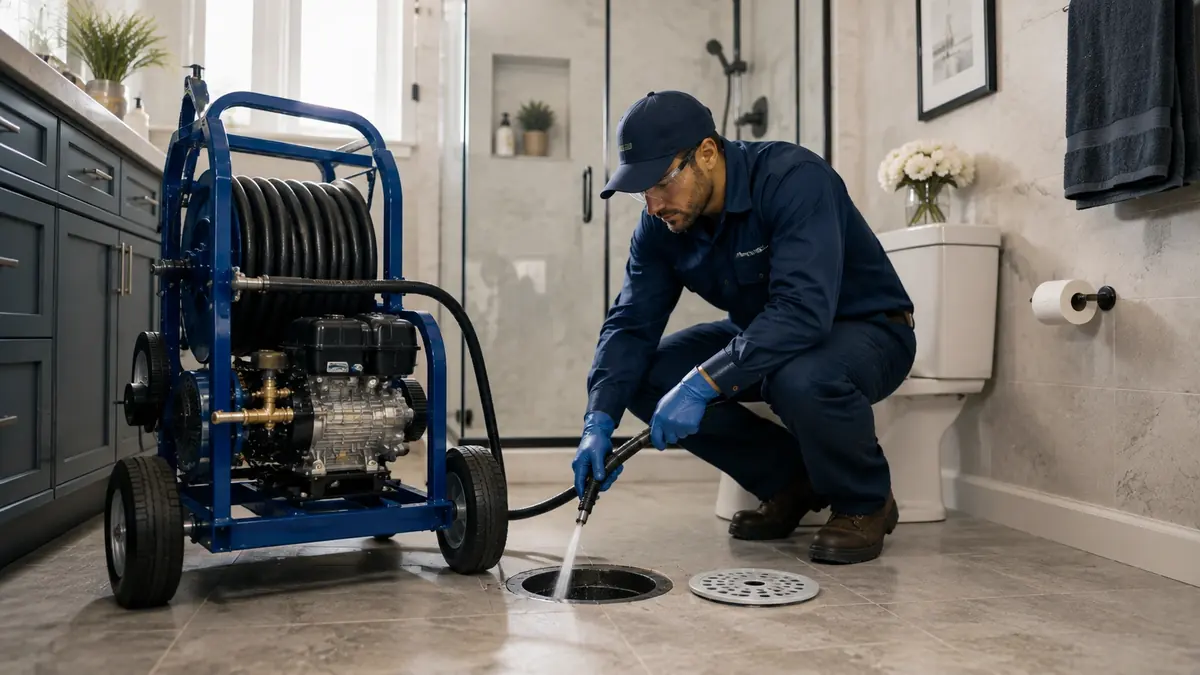 Bathroom Drain Hydro Jetting in Johannesburg