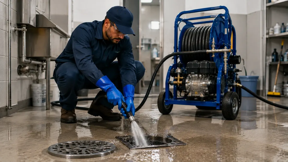 Floor Drain Hydro Jet Cleaning in Johannesburg