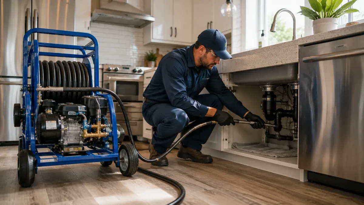 Kitchen Drain Hydro Jetting in Johannesburg
