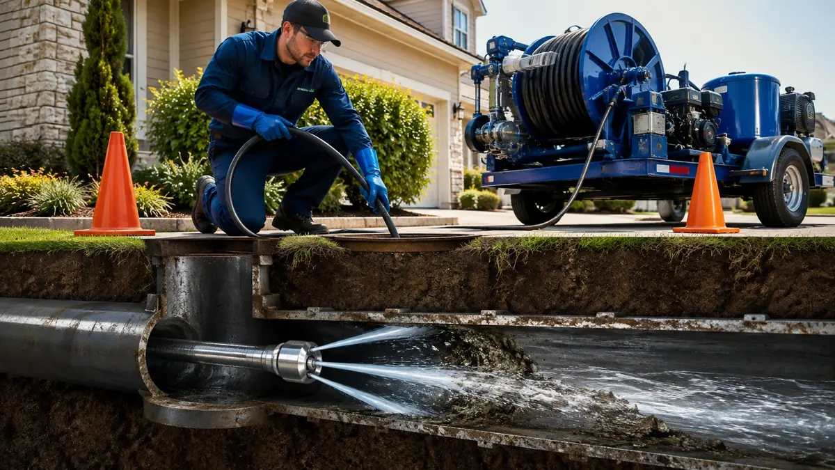 Main Sewer Line Hydro Jet Cleaning in Johannesburg