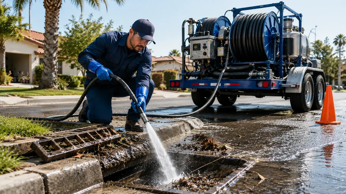 Storm Drain Hydro Jet Cleaning in Johannesburg